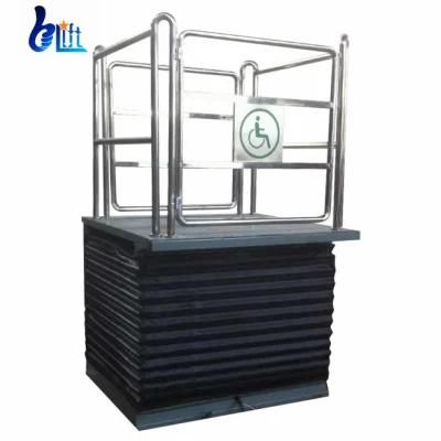 High Quality 3.2m Custom Color Wheelchair Scissor Lifter for Elder