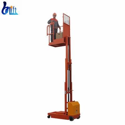 Self Propelled High Quality Full Electric Aerial Order Picker with 2.7m-4.7m Lifting Height