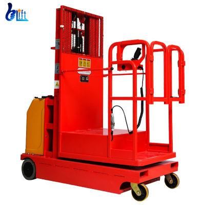 2.7m Platform Height Load 300kg Self Propelled Order Picker Trilateral