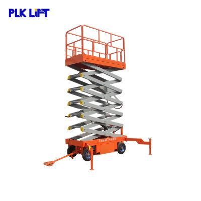 Chinese Hydraulic Semi Electric Scissor Lift Trailer in Stock