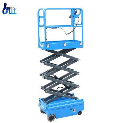 5m Indoor Portable Mini Hydraulic Man Aerial Work Platform Electric Scissor Lift