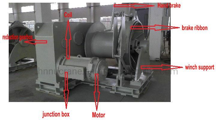 5tons Single Drum Electric Mooring Winch