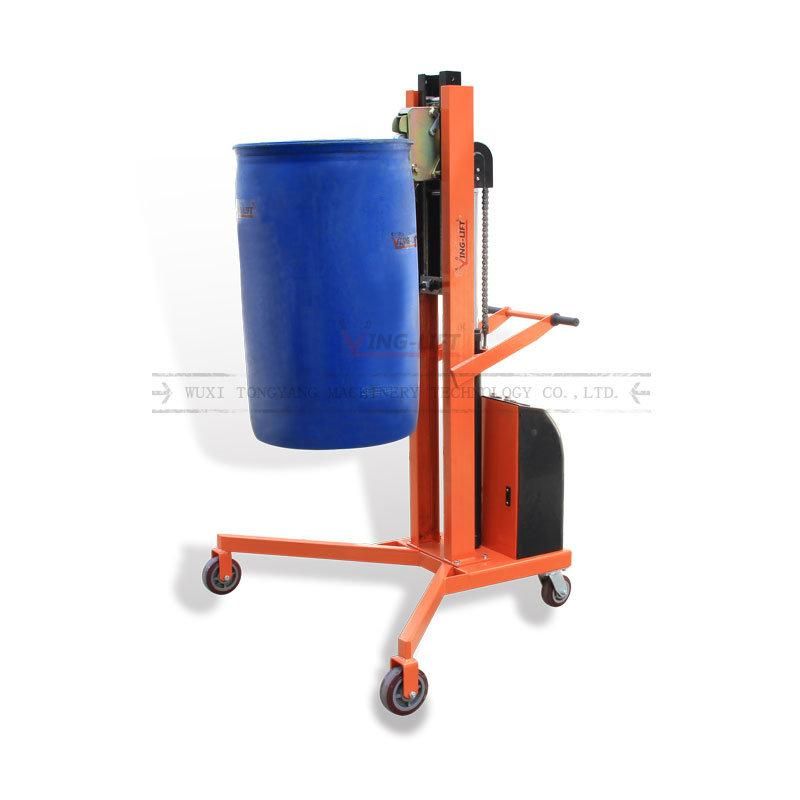 Steel&Plastic Electric Stacker V-Shaped Drum Lift Dt300