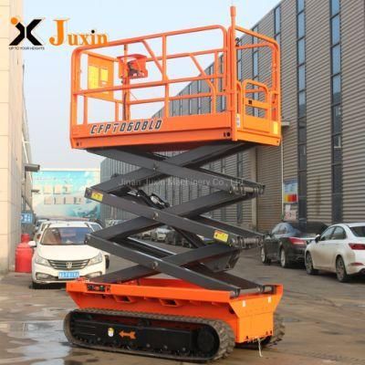 CE Certification All Terrain Electric Drive Scissor Man Lift for Construction