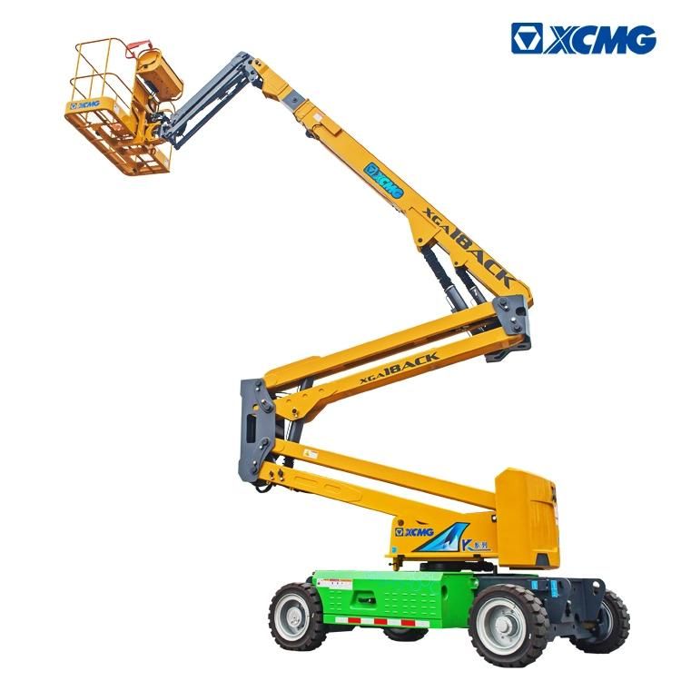 XCMG Official Electric Self Propelled Aerial Work Platform for Sale 18 - 20m Towable Articulating Boom Lift Man Lift Aerial Work Platform Xga18ack Price