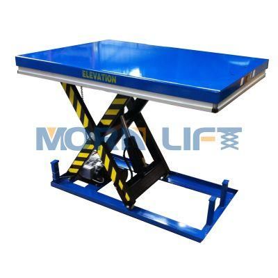 Ce Certified Hydraulic Small Electric Scissor Lift Table Fixed Lifting Platform