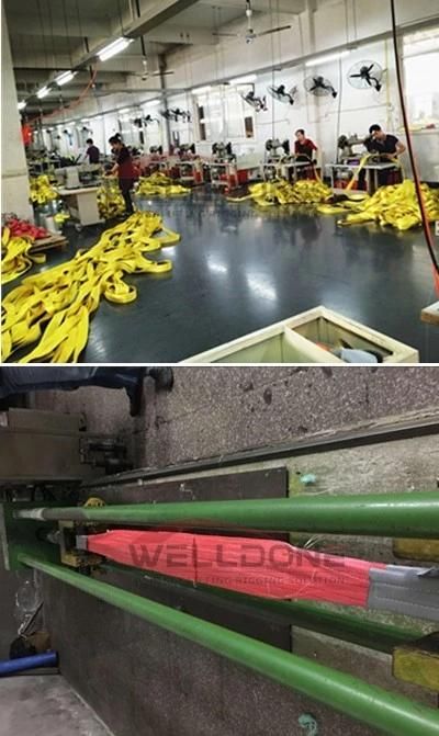 Wll 4 Ton 4000kgs Polyester Webbing Slings Materials for Lifting Slings