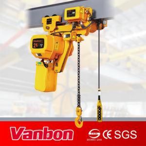 2ton Low Headroom Electric Chain Hoist - Made in Shanghia