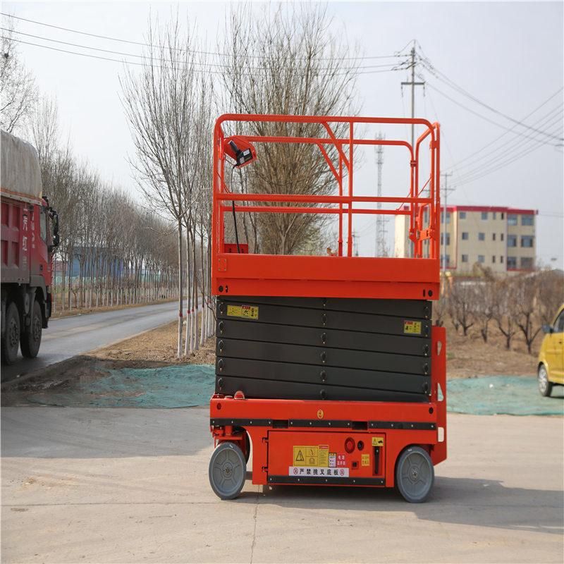 10m Rough Terrain Self Propelled Scissor Lift Track Mobile Work Platform Self-Propelled Scissor Lift