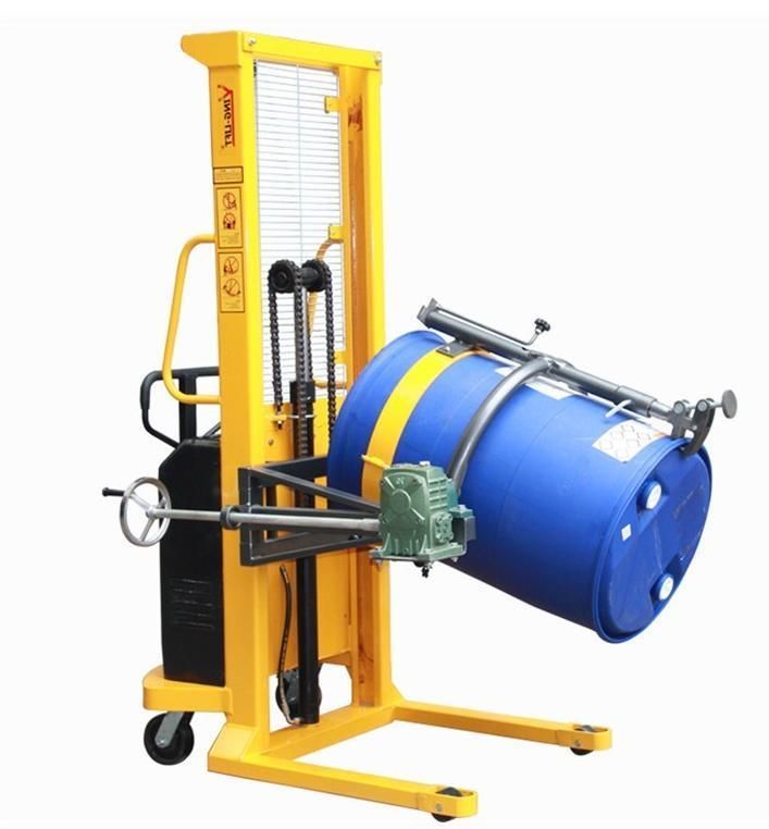 Lifting Height 1500mm Battery and Electric Operated Drum Lifter Cum Tilter