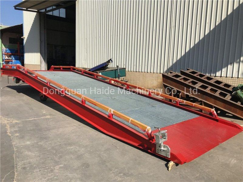 Ce-Approved H-Beam Mobile Loading Ramps with 10 Ton Capacity