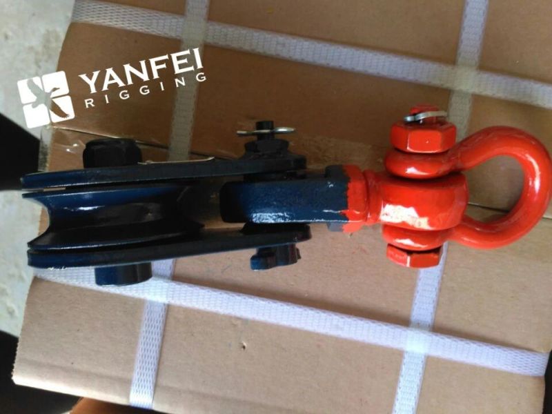 H419 Snatch Block with Red Shackle