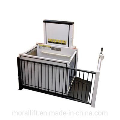 Indoor home wheelchair lift for residential