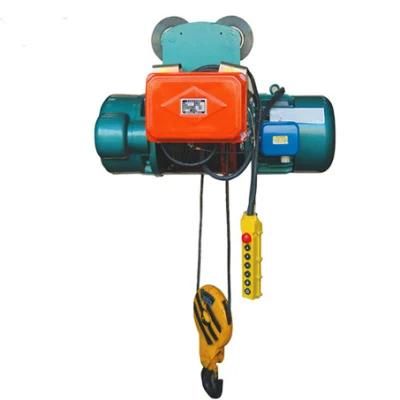 Single Girder Overhead Crane Trolley Hoist Wire Rope Lifting Machine 1t