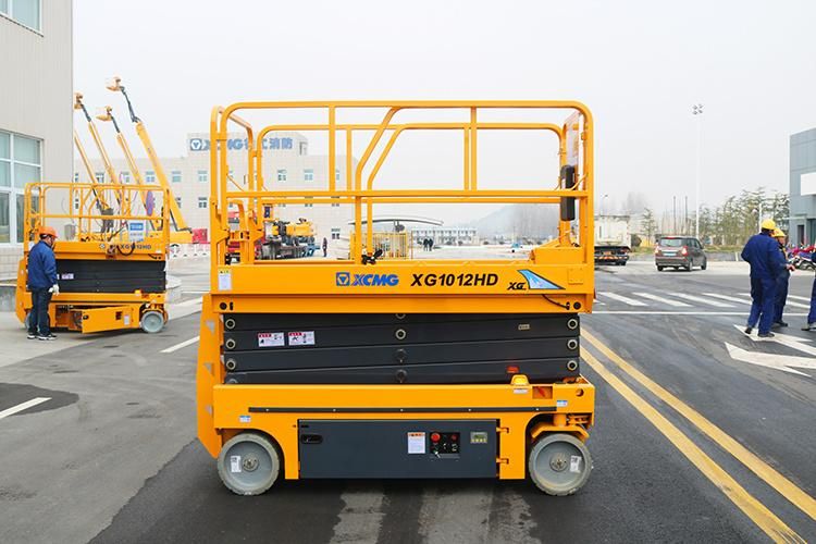XCMG 10m Hydraulic Scissor Lift Xg1012HD China Mobile Aerial Work Platform for Sale