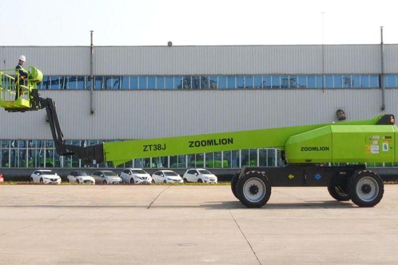 Zoomlion 40m Aerial Work Platform Zt38j Telescopic Boom Man Lift