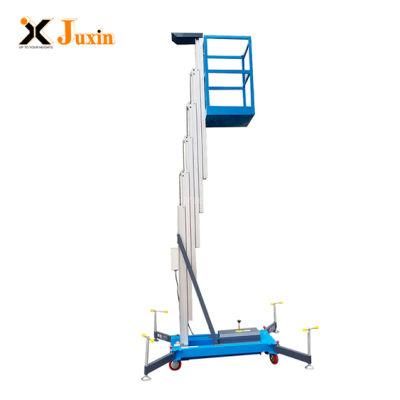 Single Column Hydraulic Lift Aluminum Lift Table Indoor Man Lift