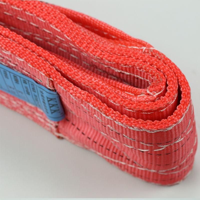 1t 2m 25mm Polyester Webbing Sling Safety Factor 6: 1 Standard En 1492-1: 2000+A1: 2008 OEM ODM Factory