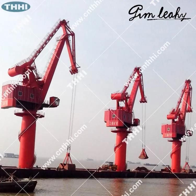 Seaport Four-Link Level Luffing Barge Floarting Crane