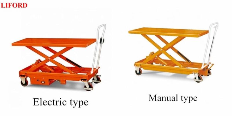 500-1000kg Portable Electric Large Scissor Lift Table Es100L