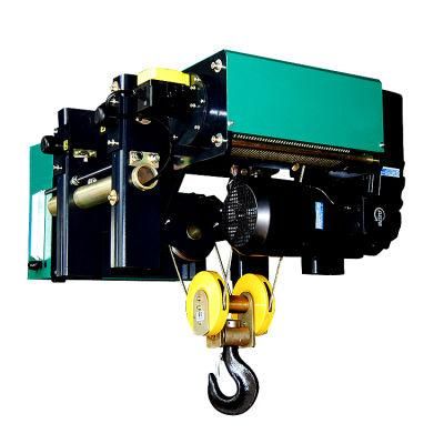 200kg European Type Electric Wire Rope Hoist Block and Tackle with Motor Trolley