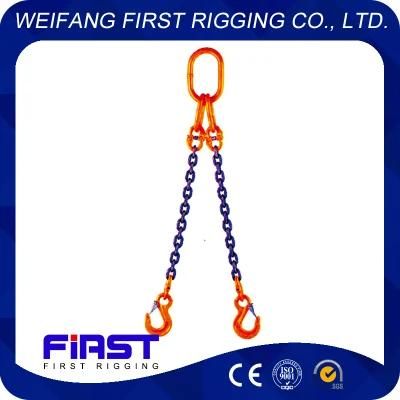 Welded Alloy Steel G80 Two Legs Chain Lifting Sling