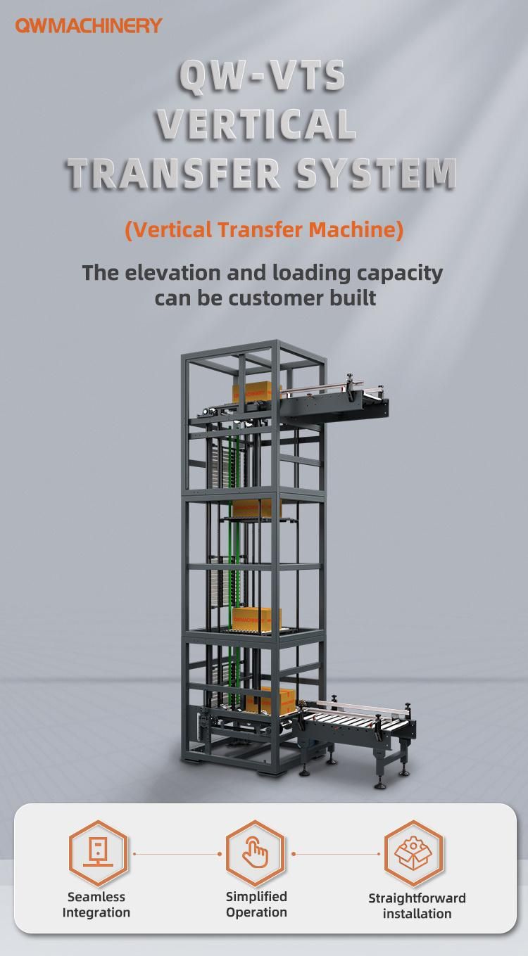 Vertical Conveyor, Vertical Lift, Vertical Pallet Lift, Vertical Transfer System for Pallet, Vertical Conveyor for Pallet, Pallet Elevator