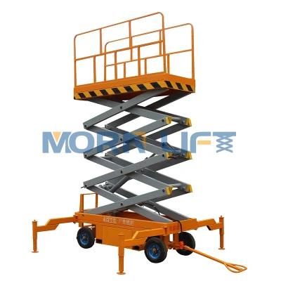 500kg Small Size Movable Hydraulic Scissor Man Lift Height to 6m