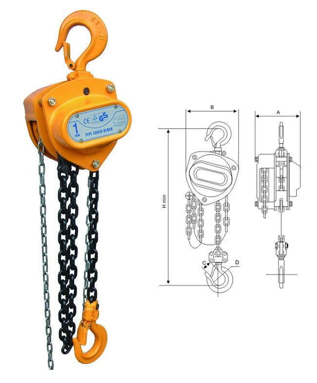 Hsz-CD Hugo Hoist Manual Chain Block