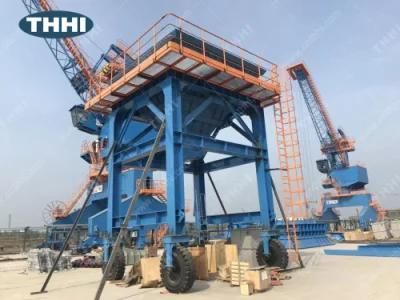 Movable Port Hopper Discharging Bulk Crago for Loading Truck