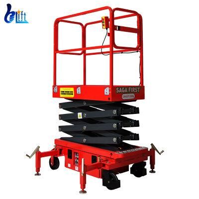 Mobile Low Level Access Mini Semi Electric Scissor Equipment Lifter