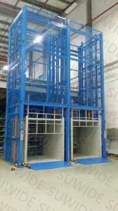 Outdoor Industrial Residential Mezzanine Cargo Lift Goods Lift Hydraulic Goods Elevator for Warehouse