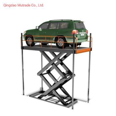 Platform Scissor Type Vehicle Hydraulic Lift System