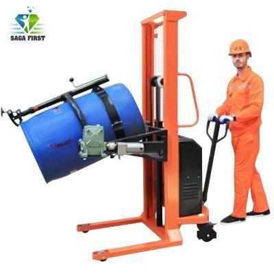CE Certified Semi Electric Oil Drum Lifter Pickup Crane Lift