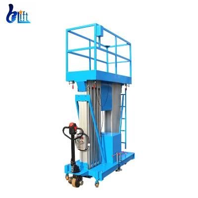 Electrically Assisted Walking Aluminum Work Platform Electric Lift