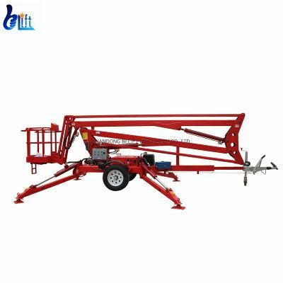 CE 20m Building Painting Equipment Electric Towable Boom Lift