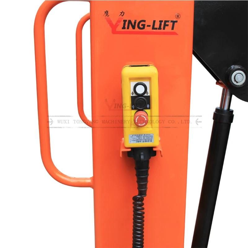 Loading Capacity 400kg and Dumping Lift Height 1500mm Electric Portable Drum Dumpers
