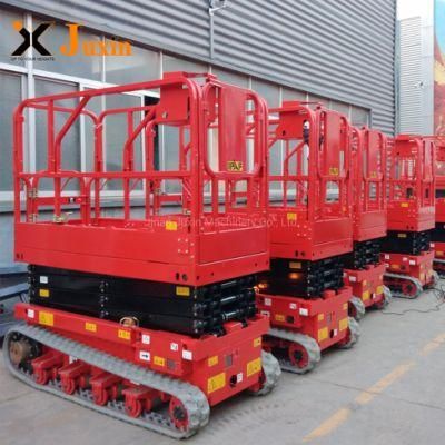 Crawler Small Equipment Electric Scissor Lift Platform for Sale