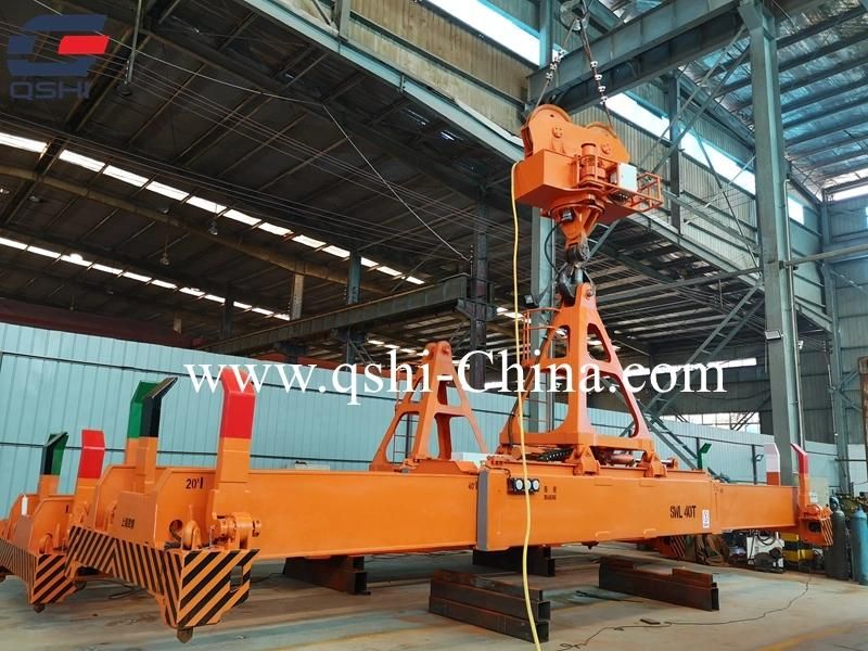 20-40FT Electrical Hydraulic Container Spreader with Rotating Device for Ship′s Crane with BV Certificate