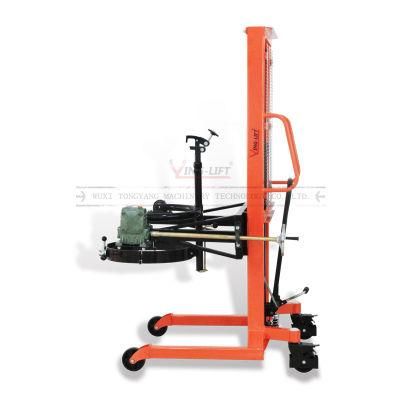 Loading Capacity 450kg Multifunctional Drum Dumper for 55 Gallon Steel Drums and 200L Rimmed Plastic Drums