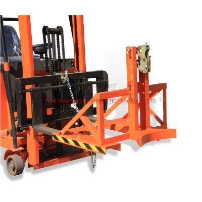 China Manufacturer Dg360e Forklift Mounted Drum Grab/Forklift Attachment