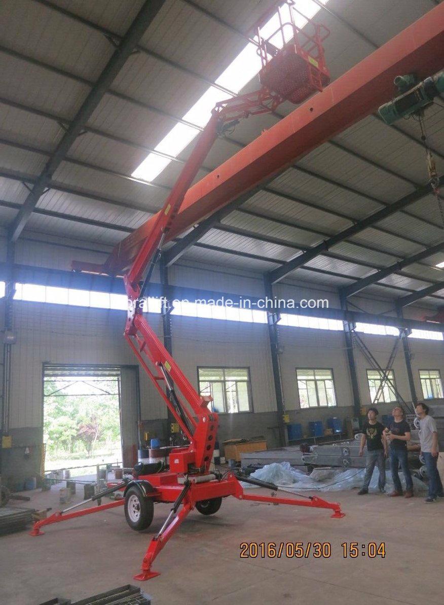 Diesel Aerial Boom Lift for Solar Light Window Cleaning