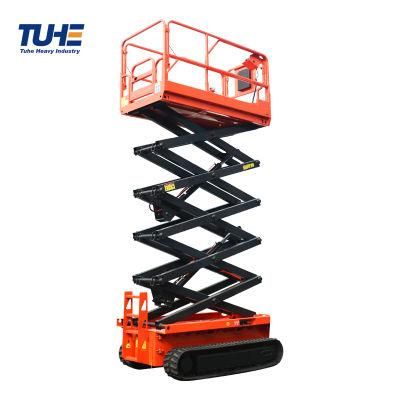 Crawler Self Propelled Scissor Lift Track Lift Platform for Sale