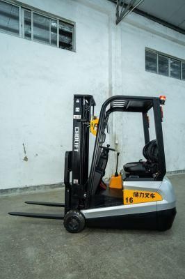 1.6ton 1.8ton Seated 3-Ponit Elektrikli Forklift