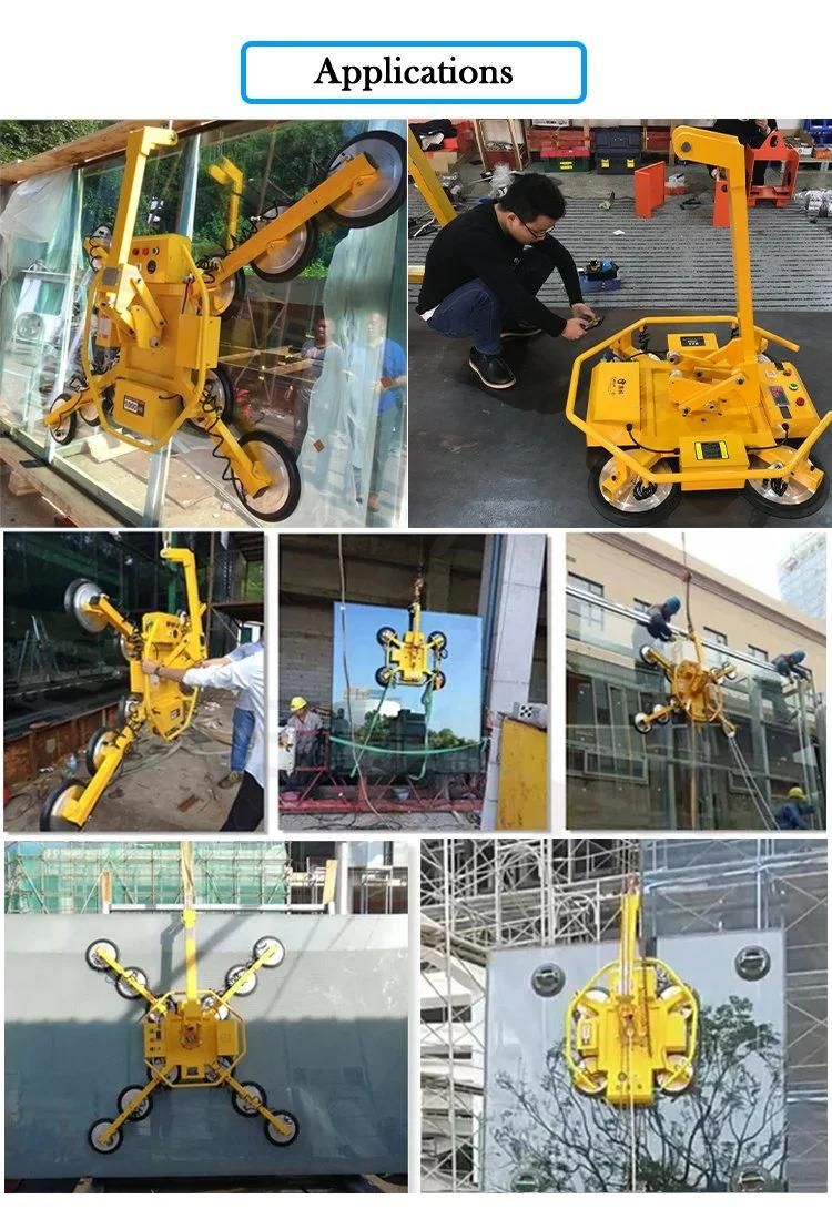 Outdoor Building Installation Electric Suction Cup Glass Vacuum Lifter
