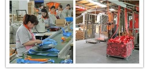 En1492-1 1-10ton Double Flat Eye to Eye Lifting Belt Factory Polyester Webbing Sling