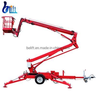 Hydraulic 10-22m Electric Aerial Construction Work Man Lift Platforms