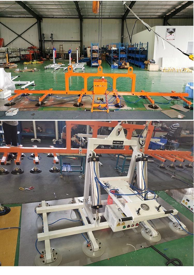 Suction Cup Sandwich Panel Sheet Metal Plate 600kg Vacuum Lifter Material Handling Equipment