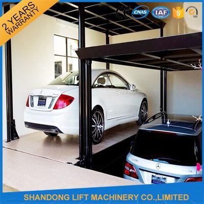 Hydraulic Underground Scissor 2 Car Elevator for Parking or Home Garage