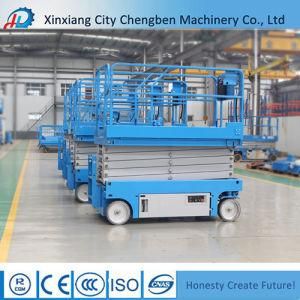 China Professional Mobile Used Scissor Lift with Elevated Work Platform